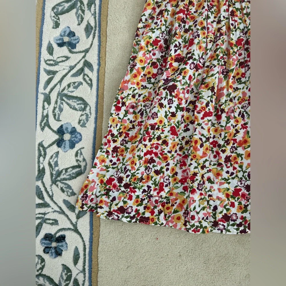 Women’s Boho Bohemian Whimsical Summery Beachy Colorful Floral Dress